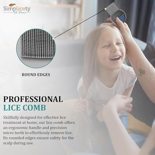 Simplicety unscented lice treatment spray with natural enzymes.