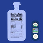 Organic Mama Bear Blueberry pouch ingredients label
