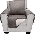 Water resistant barrier demonstration on the Furhaven quilted dog chair cover.