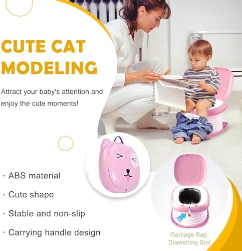 Spark Moments foldable toilet training seat for girls