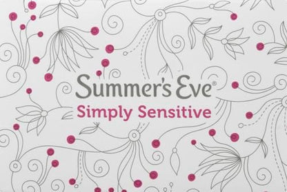 Travel size Summer's Eve Simply Sensitive feminine wipes pack