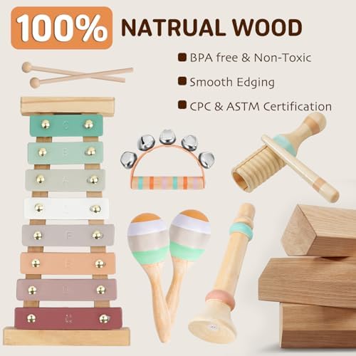 Child safe Morandi colored educational toys arranged for sensory play.