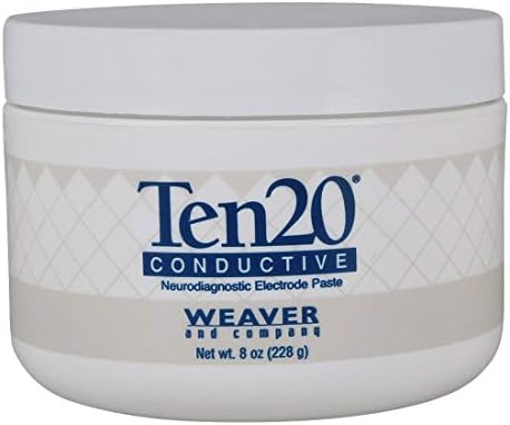Three pack of Weaver Ten20 EEG neurodiagnostic electrode adhesive paste jars