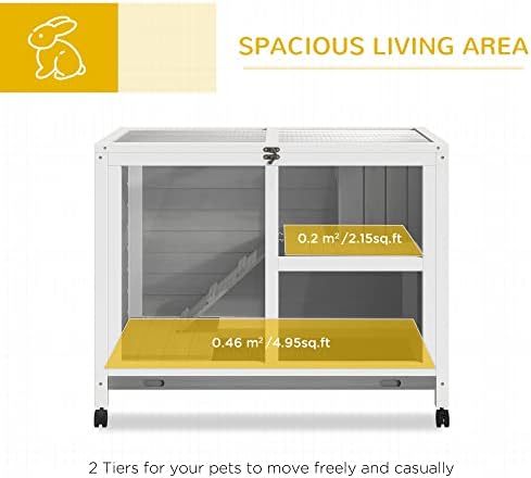 Small animal house featuring pull-out cleaning tray and bottom mesh