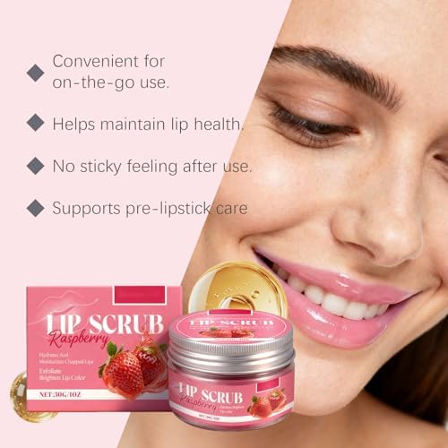 Dhgate lip scrub packaging showing vitamin E benefits