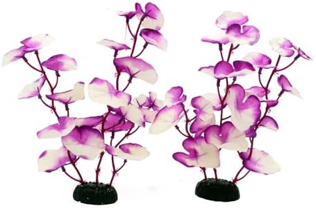 Safe silk aquarium plants by DVHEY highlighting fin protecting fabric leaves for bettas.