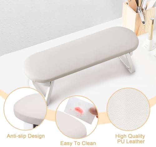 Subay manicure hand pillow showing space for nail lamp