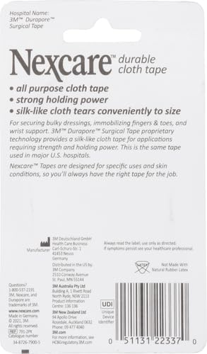 Nexcare woven first aid medical tape roll showing fabric texture
