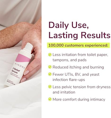 Kindra V Relief Serum 1 fluid ounce 60 applications bottle