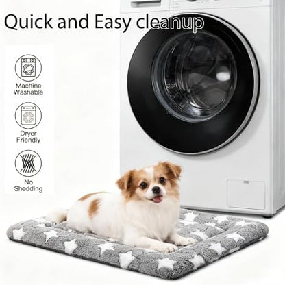 Fogkiss all-season pet bed cushion showing close up of the durable stitching