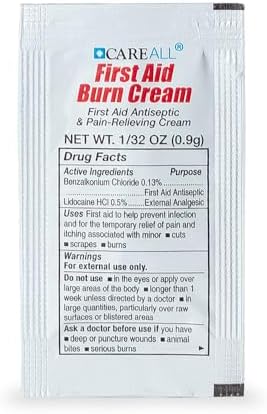 Bulk packaging of CareAll first aid cream for professional medical kits