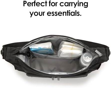 Doona Essentials Bag Nitro Black open interior view