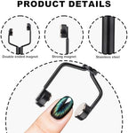 Stainless steel cat eye magnet for home DIY nail art