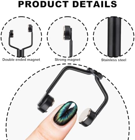 Stainless steel cat eye magnet for home DIY nail art