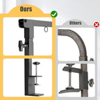 Bearfire grooming arm in folded storage position