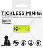 Tickless Mini rechargeable device attached to a dog collar