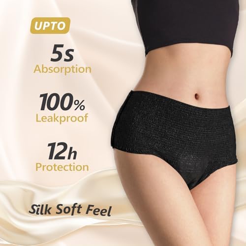 Mollis period panties pack size and leak-proof features