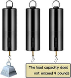 Black plastic wind spinner motor with bottom attachment clip