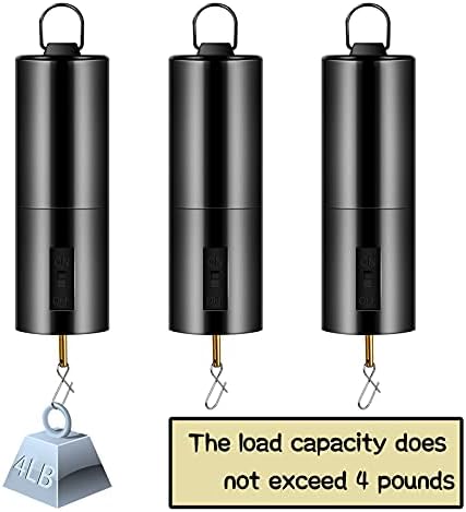 Black plastic wind spinner motor with bottom attachment clip