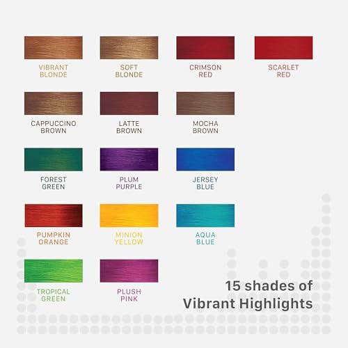 Side view of Streax soft blonde highlighting kit box