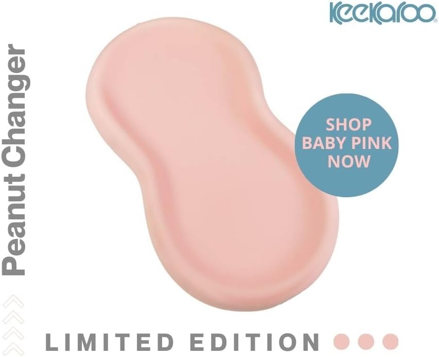 Keekaroo Peanut Changer showing smooth wipeable texture