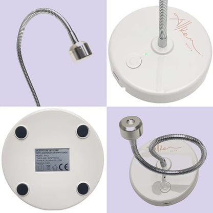 USB powered Allkem cordless nail lamp for salon use