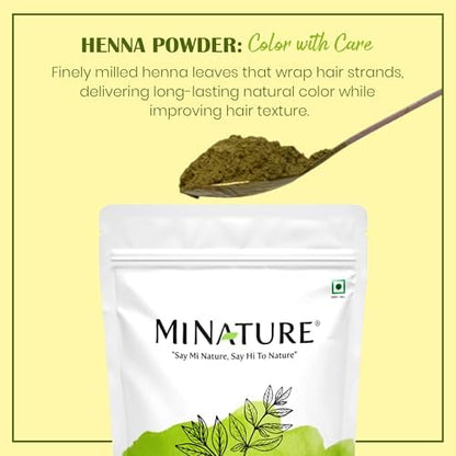 Pure plant based henna powder texture close up for conditioning