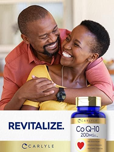 Carlyle CoQ10 softgels product packaging lifestyle presentation