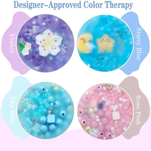 Pixnest sensory fidget toy kit showing the four pack of picking pads alongside extra beads and picking tools.