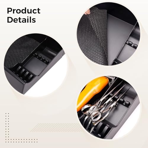 ZIBARBER hair trimmer holder showing the detachable base separated into two individual storage components.