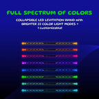 Wandini Glow.0 levitation wand set for professional flow arts