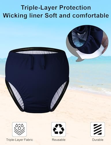 Unisex leakproof cloth diaper cover with adjustable waist drawstring