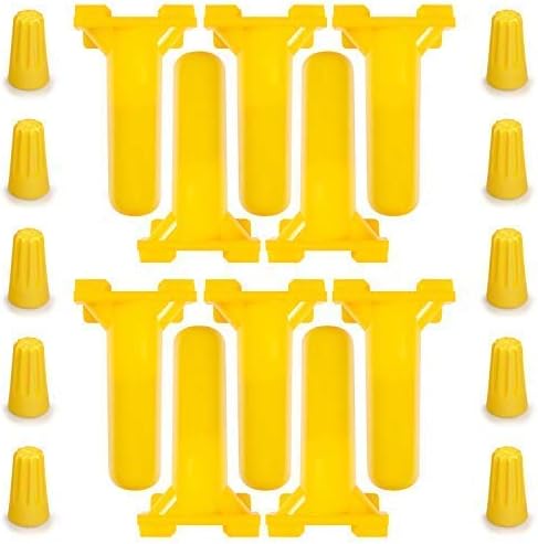 Extreme Dog Fence waterproof cable splice kit front view showing ten yellow capsules