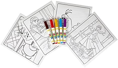 Five mess free Color Wonder markers included in the Crayola art kit.