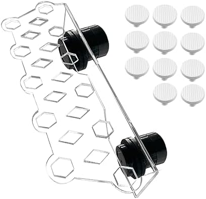 Aquarium Choice magnetic coral frag rack side profile highlighting the heavy duty waterproof sealed reef magnets.