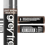 Greyfree Light Brown root concealer wand being pulled from tube