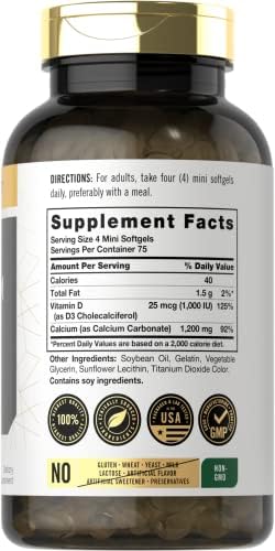 Carlyle Calcium 300 liquid softgels dietary supplement