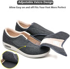 Side profile of Youyun elderly walking shoes with arch support.