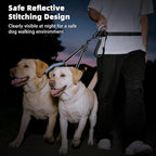 Tivray hands free pet leash premium polyester webbing layout with packaging