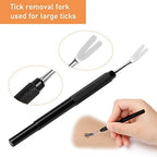 COITEK super fine curved tweezers for tiny ticks angle view