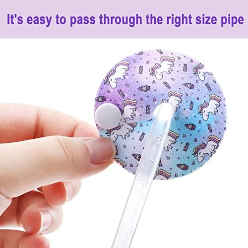 Washable cotton pads for gastrostomy tube care