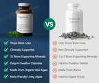 AlgaeCal 90 veggie capsules container lifestyle angle