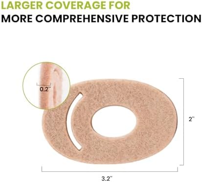 Bukihome callus pads for men and women applied to the foot.