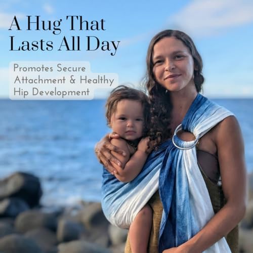 Premium LilymoonBaby organic baby sling elegantly packed inside its official presentation gift box.