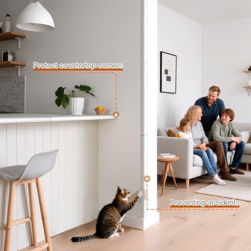 Easy installation process for Magicheap edge guard strips