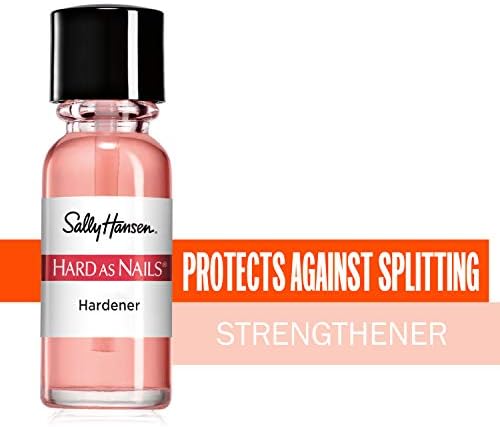 Authentic USA imported Sally Hansen Hard As Nails bottle side profile