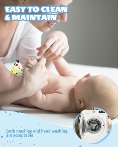 Portable set of baby boy pee covers inside a diaper bag