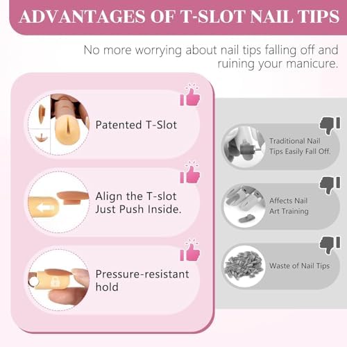 Three adjustable training fingers with brown nail tips