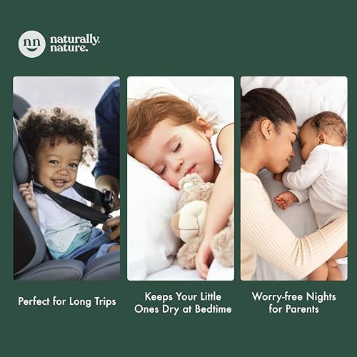 Naturally Nature Diaper Booster Pads stack for heavy wetters