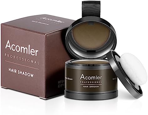 Sponge applicator included with Acomler root touch up powder